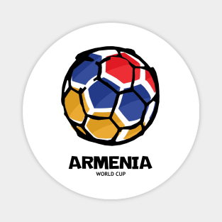 Armenia Football Country Flag Magnet